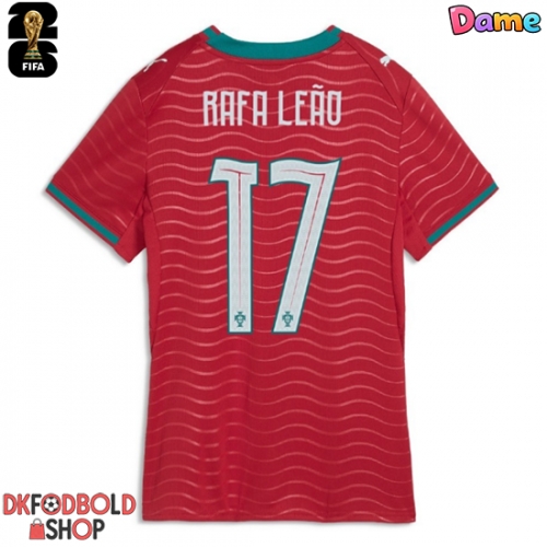 Portugal Rafael Leao #17 Hjemmebanetrøje Dame VM 2026 Kort ærmer